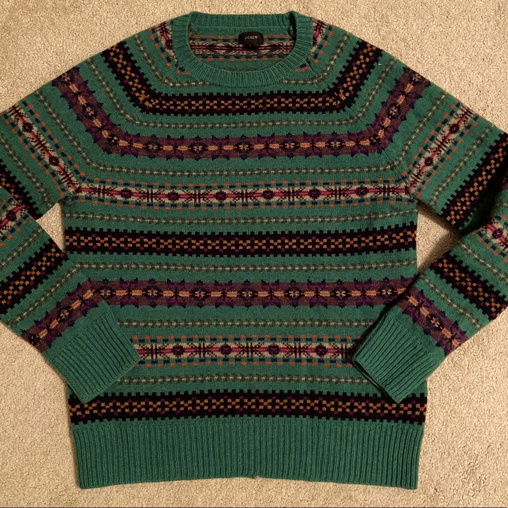 J. Crew Fair Isle Sweater